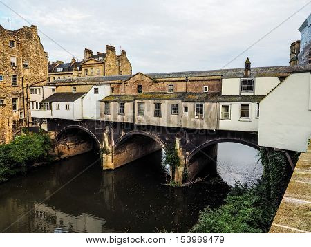 Hdr Pulteney Bridge In Bath