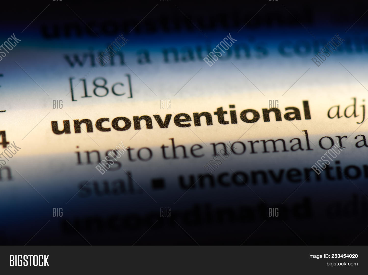Unconventional Word Image & Photo (Free Trial) | Bigstock