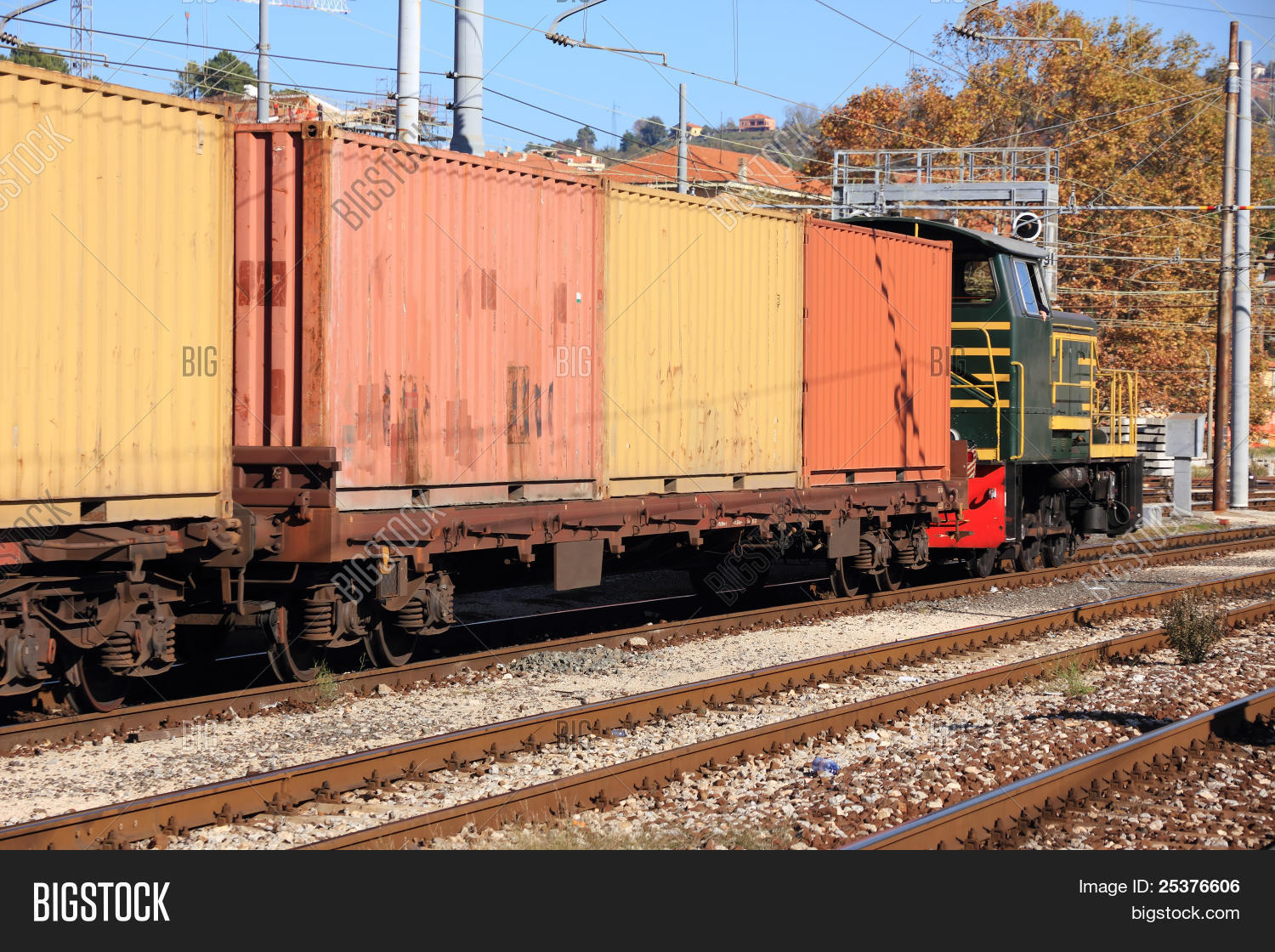 Containers Train Image & Photo (Free Trial) Bigstock