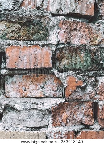 Texture Brick For Interior Design Of Premises.old Texture Brick.
