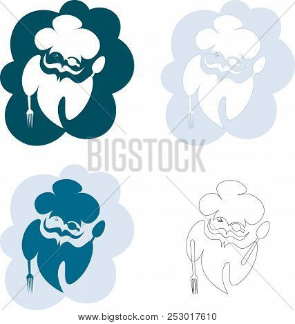 The Spirit Of A Pirate Cook, A Cloud Cook A Minimalist Logo