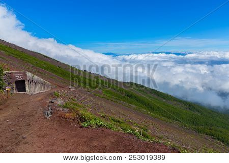 Mt. Fuji Climbing,yoshida Trail  For Descent, Japan