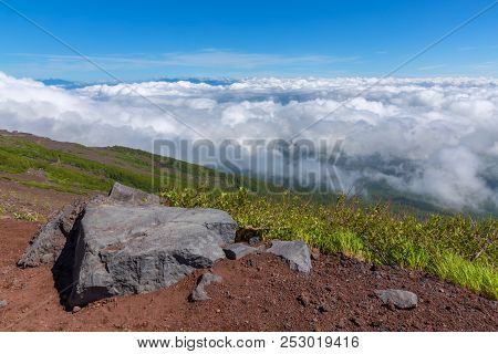 Mt. Fuji Climbing,yoshida Trail  For Descent, Japan