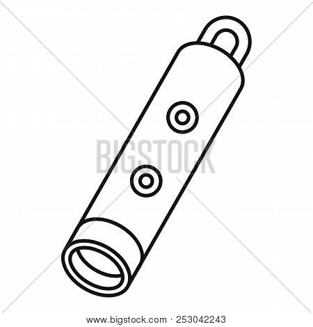 Alarm Whistle Icon. Outline Alarm Whistle Icon For Web Design Isolated On White Background