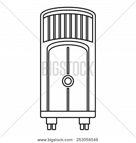 House Floor Conditioner Icon. Outline House Floor Conditioner Icon For Web Design Isolated On White 