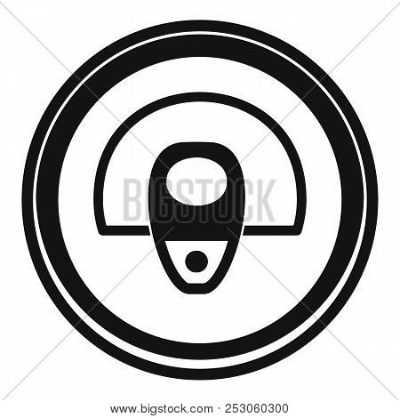 Top Can Icon. Simple Illustration Of Top Can Icon For Web Design Isolated On White Background