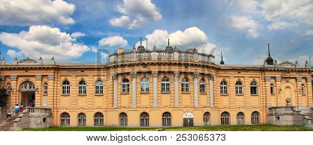 Budapest, Hungary - June 27, 2014 : Part Of The Szechenyi Medicinal Bath Circa July 2014 In Budapest