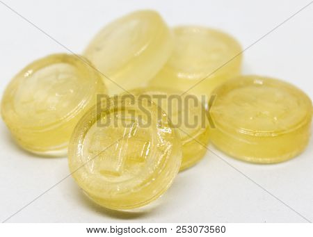 Yellow Throat Lozenges With 