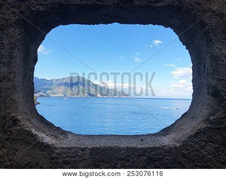 Italy, Conca Dei Marini. Landscape Photo Captured And Adjusted By Me