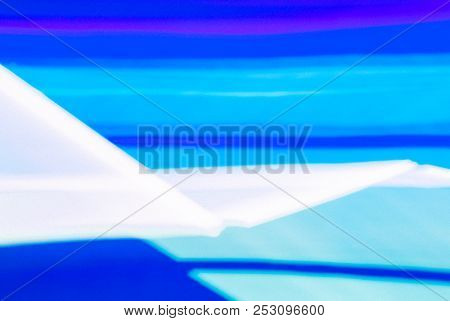 Colorful Lines Of Lights In Slow Shutter Speed, Abstract Photo