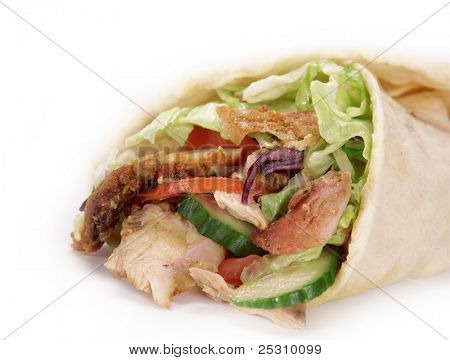 Gyros dans tortilla
