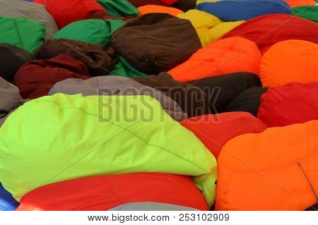 Pile Of Colorful Armchair-bags