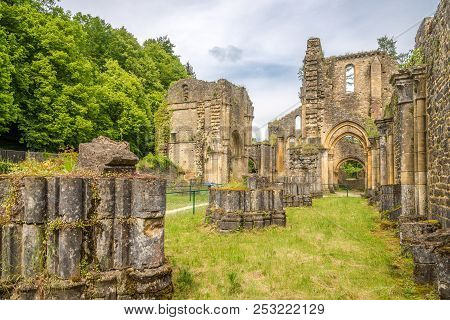 Ruins Of Villers Devant Orval Monastery - Belgium