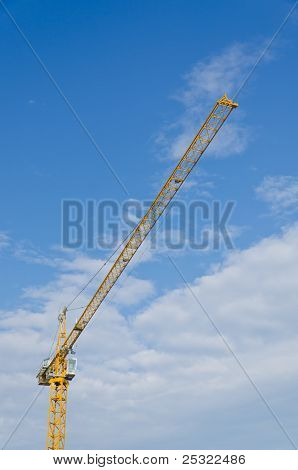 Vysoká stavební jeřáb