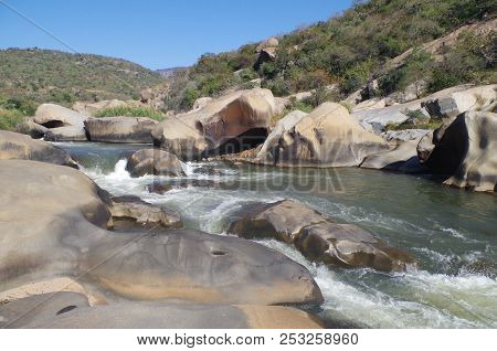 The River Nkomazi Flowing In Swaziland (now Known As Eswatini) At A Place Known As Nsangwini.
