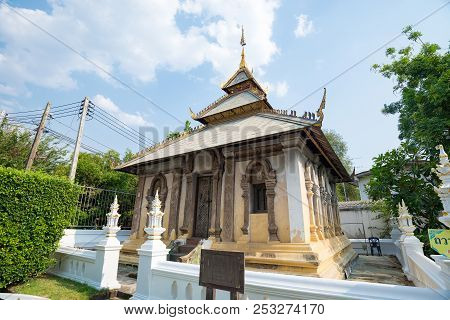 Wat Duang Dee Buddhist Temples In Chiang Mai Province, Thailand