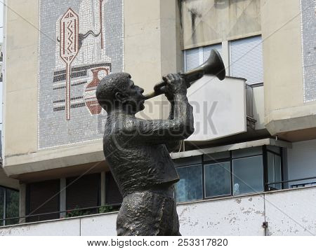 Guca, Serbia, August 11, 2018. 57th Trumpet Festival In Guca. Worldwide Known Music Festival In Serb