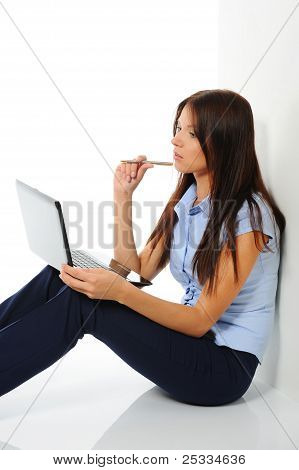 Porträt einer happy young Business-Frau