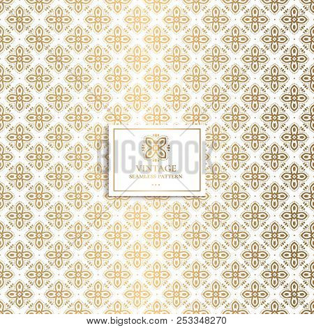 Golden Geometric Seamless Pattern. Minimal. Ornament, Traditional, Ethnic, Arabic, Turkish, Indian M