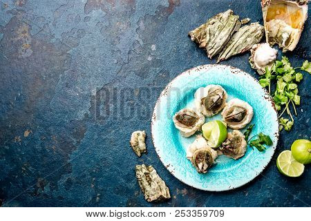 Seafood Picoroco. Prepared Picoroco, Austromegabalanus Psittacus, The Giant Barnacle Or Picoroco. Ch
