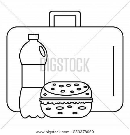 Business Lunch Icon. Outline Illustration Of Business Lunch Icon For Web Design Isolated On White Ba