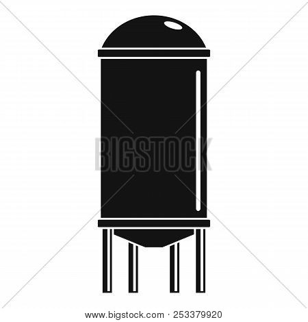 Water Farm Reserve Icon. Simple Illustration Of Water Farm Reserve Icon For Web Design Isolated On W