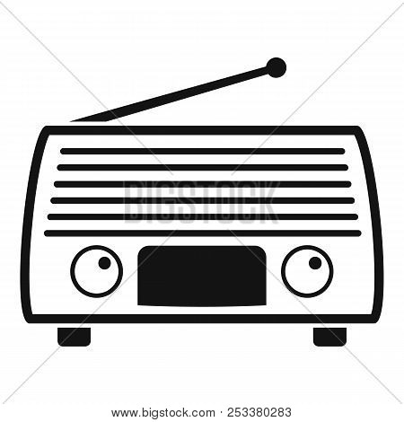 Radio Tuner Icon. Simple Illustration Of Radio Tuner Icon For Web Design Isolated On White Backgroun