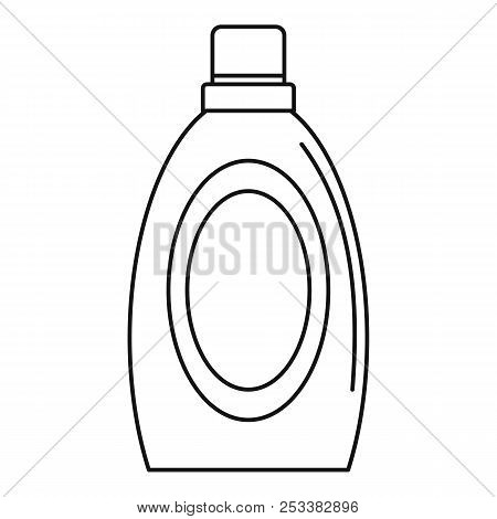 Wash Clean Bottle Icon. Outline Illustration Of Wash Clean Bottle Icon For Web Design Isolated On Wh