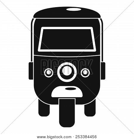 Rickshaw Icon. Simple Illustration Of Rickshaw Icon For Web Design Isolated On White Background