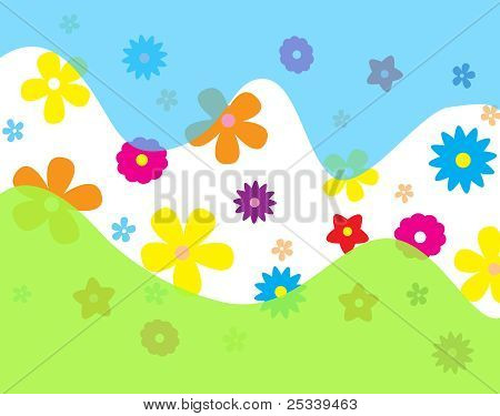 fundo de flores