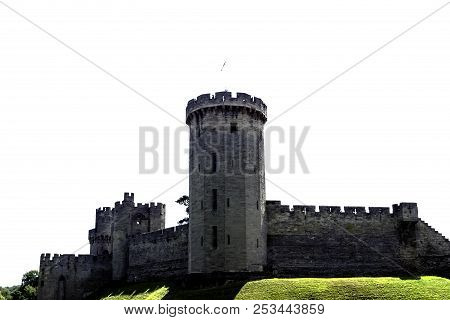 Warwick, Uk - August 05: Picture Of Warwick Castle - Guys Tower On August 05, 2018 In Warwick, Warwi
