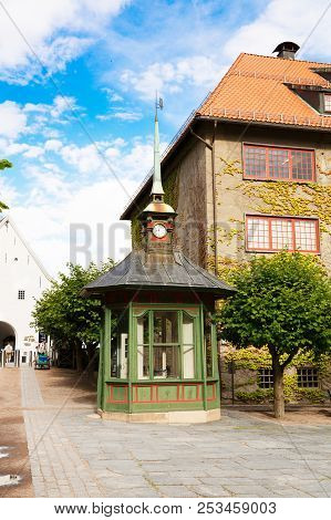 Oslo, Norway-august 13, 2014 - Outdoor Exhibition At Norsk Folkemuseum.