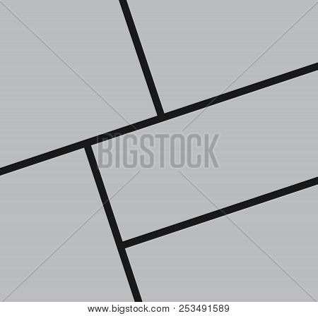 Picture Collage. Image Frames Photo Texture. Vintage Vector Template. Photo Montage And Photoframe, 