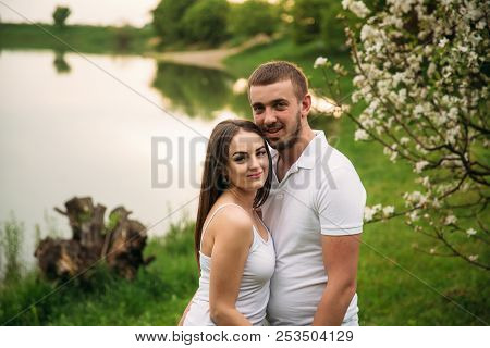 Man Makes A Marrige Proposal To A Girl. Gives Her A Ring For The Engagement.