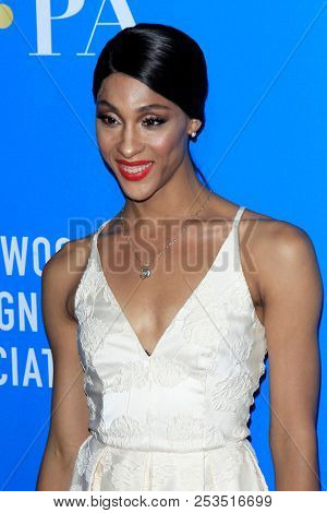 LOS ANGELES - AUG 9:  MJ Rodriguez at the 2018 HFPA Annual Grants Banquet at the Beverly Hilton Hotel on August 9, 2018 in Beverly Hills, CA