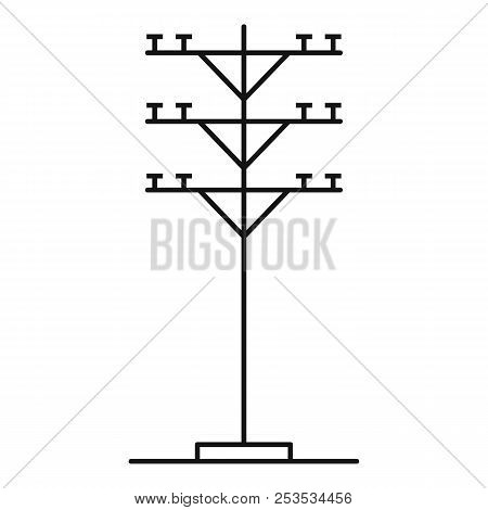 Powerhouse Icon. Outline Illustration Of Powerhouse  Icon For Web