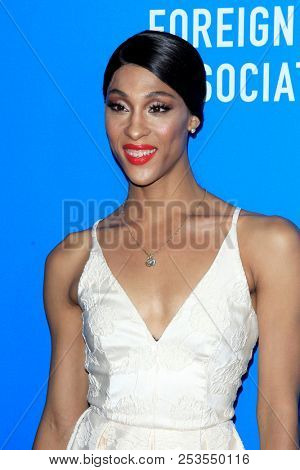 LOS ANGELES - AUG 9:  MJ Rodriguez at the 2018 HFPA Annual Grants Banquet at the Beverly Hilton Hotel on August 9, 2018 in Beverly Hills, CA