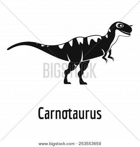 Carnotaurus Icon. Simple Illustration Of Carnotaurus  Icon For Web.