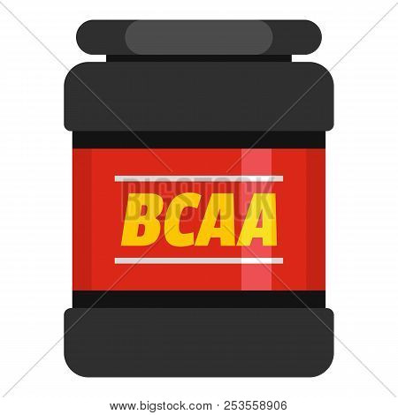 Bcaa Icon. Flat Illustration Of Bcaa  Icon For Web.