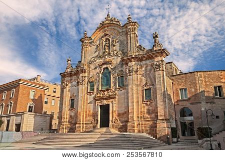 Matera, Basilicata, Italy: The Ancient Church Of San Francesco D'assisi