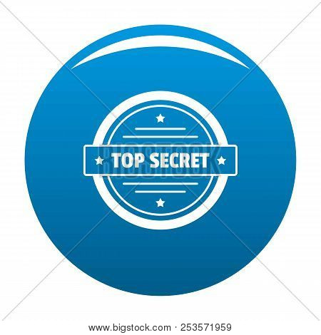 Top Secret Logo. Simple Illustration Of Top Secret Logo For Web