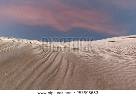 The Lancelin Sand Dunes In Western Australia.