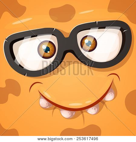 Cute, Funny, Crazy Monster Character. He Is Nowhere To Be Found Illustration. Printing On T-shirts.