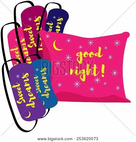 Set For Sleep Pillow And Mask For Sleeping