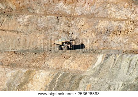 Dump Truck In Super Pit - Kalgoorlie - Australia