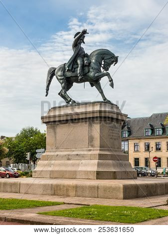 Cherbourg-octeville, France - May 22, 2017: The Monument To Napoleon Inaugurated In 1858, The Work O
