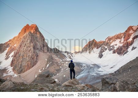 Beautiful landscape of Fann Mountains, Tajikistan