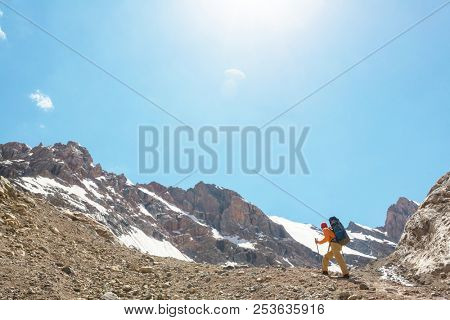 Beautiful landscape of Fann Mountains, Tajikistan