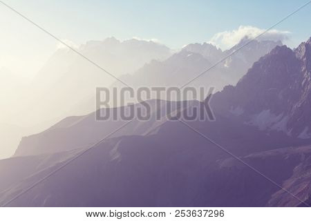 Beautiful landscape of Fann Mountains, Tajikistan