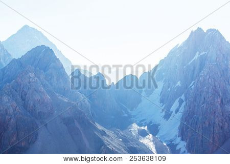 Beautiful landscape of Fann Mountains, Tajikistan